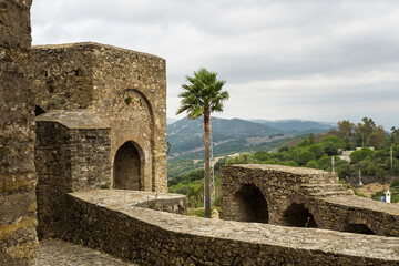 Medieval castle of Castellar de la Frontera, Old Castellar, Cadiz, Spain