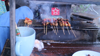 barbecue on the grill