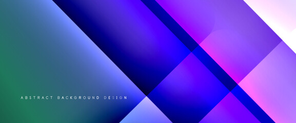 Fluid gradients with dynamic diagonal lines abstract background. Bright colors with dynamic light and shadow effects. Vector wallpaper or poster