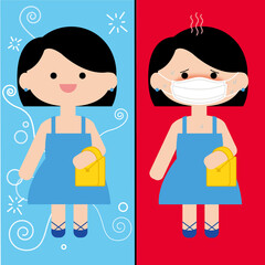 As for the appearance of society in 2020, masks have become commonplace due to Corona 19.