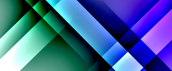 Obraz premium Fluid gradients with dynamic diagonal lines abstract background. Bright colors with dynamic light and shadow effects. Vector wallpaper or poster