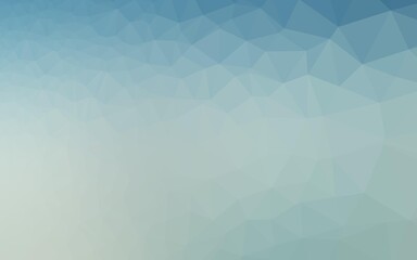 Light Blue, Yellow vector shining triangular pattern.