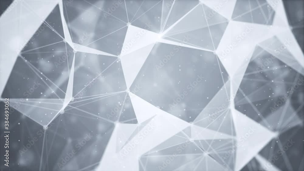 Poster structure molecule and communication. dna, atom, neurons loop background clean white presentation. s