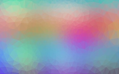Light Multicolor, Rainbow vector blurry triangle texture.