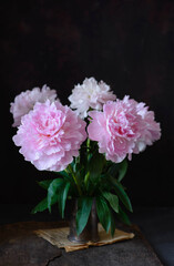 bouquet of roses in a vase