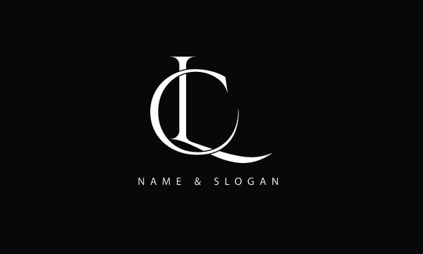 CL, LC, C, L abstract letters logo monogram