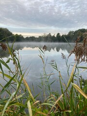 lake and clouds