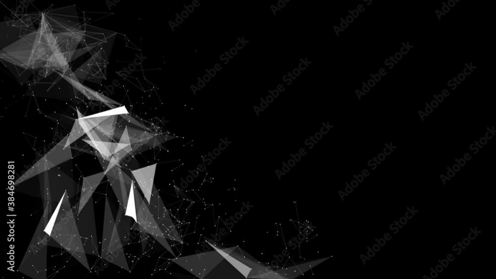 Poster global structure networking and data connection loop background animation. social network communicat