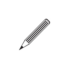 Pencil icon symbol sign vector