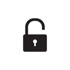 unlock icon symbol sign vector