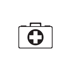 medical bag icon symbol sign vector