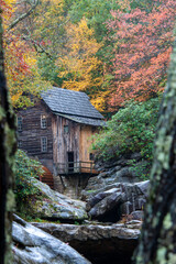 West Virginia Grist Mill in fall