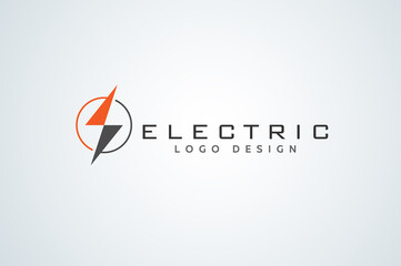 Electric Logo, tunder bolt design logo template, vector illustration