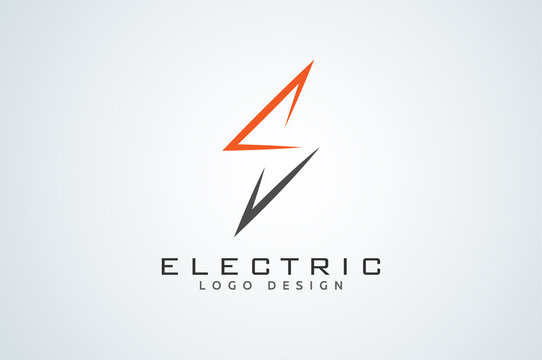 Electric Logo, tunder bolt design logo template, vector illustration