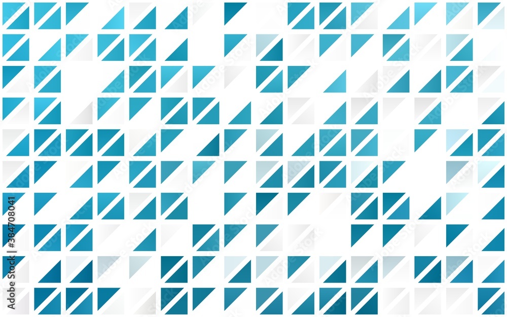 Poster light blue vector seamless pattern in polygonal style.