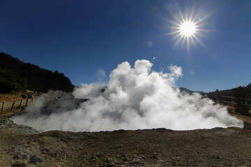 geyser in park national park