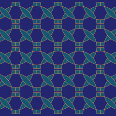 Art & Illustration pattern abstract wallpaper texture blue seamless design hexagon geometric decoration  white green tile shape retro textile mosaic graphic light vintage backgrounds backdrop 