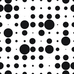 Circle Abstract Pattern.dotted Seamless texture.Halftone vector background.Polka Dots 