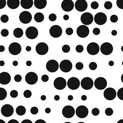 Circle Abstract Pattern.dotted Seamless texture.Halftone vector background.Polka Dots 