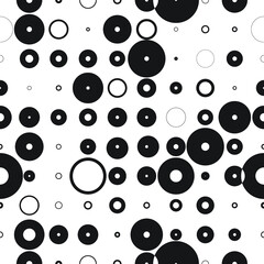 Circle Abstract Pattern.dotted Seamless texture.Halftone vector background.Polka Dots 