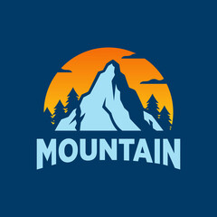 Mountain Outdoor Adventure Logo
