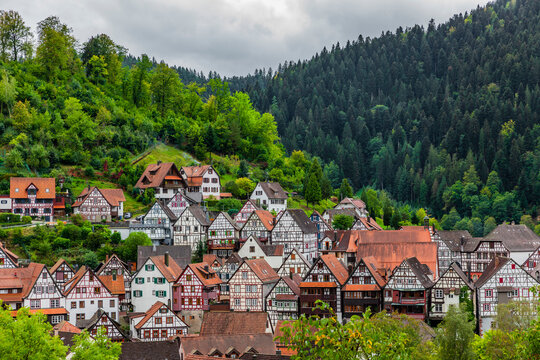 Fachwerkh&auml;user in Schiltach im Schwarzwald