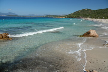 La plage de Mare e Sole, Corse