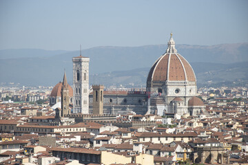 Fototapeta na wymiar Panoramic view of the city of Florence, Tuscany, Italy