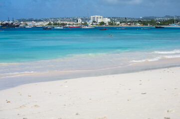 Fototapeta na wymiar Pebbles Beach in Barbados