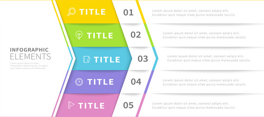 Simple infographic design template