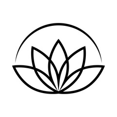 Lotus vector icon