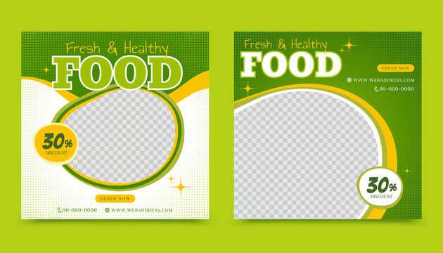 Healthy Food Post Template