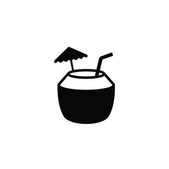 Coconut icon vector