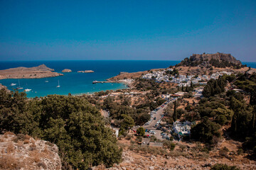 Lindos Grecja Rodos © Sylwia