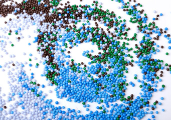 recycled plastic material produced to preserve the ecological balance of the earth_23