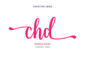 simple CHD letter arrangement logo is easy to understand, simple and authoritative