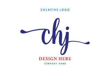 simple CHJ letter arrangement logo is easy to understand, simple and authoritative