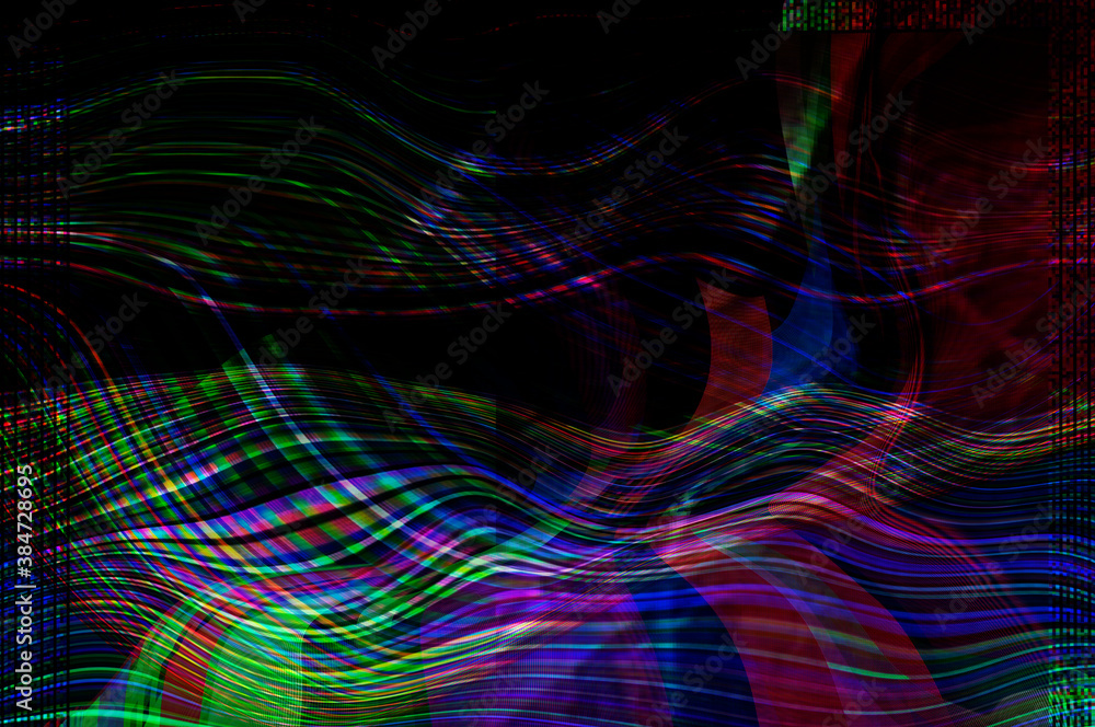Poster abstract digital wave pattern / abstract minimalistic background of a digital wave pattern.