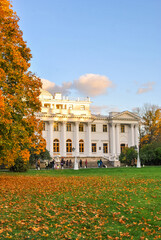 Elaginnoostrovsky Palace in St. Petersburg, Russia