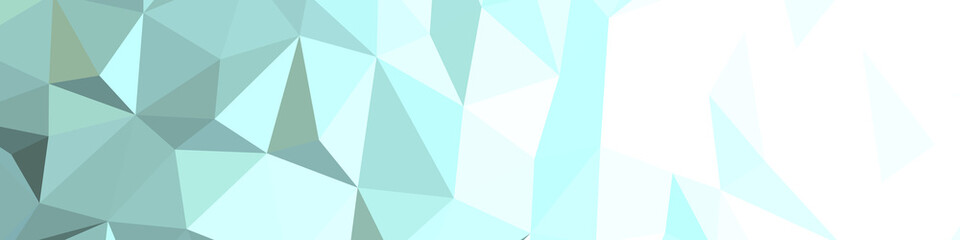 Pale turquoise abstract background. Geometric vector illustration. Colorful 3D wallpaper.
