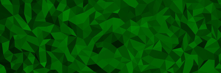 Dark green abstract background. Geometric vector illustration. Colorful 3D wallpaper.