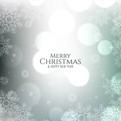 Merry Christmas decorative festive background