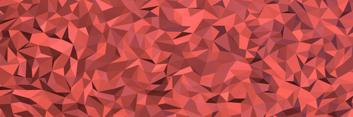 Naklejka premium Indian red abstract background. Geometric vector illustration. Colorful 3D wallpaper.