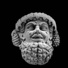 Fototapeta premium Antique statue of Pan (Faunus in Roman mythology). God of the wild, nature and rustic music.
