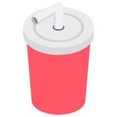 
Juice in a disposable glass depicting takeaway drink 
