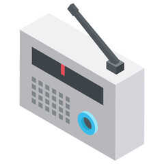 
Radio, a device used to set frequency for listening music and news 
