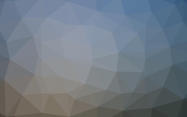 Obraz premium Light BLUE vector shining triangular pattern.