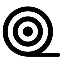 
Hosepipe tool to extinguish fire or gardening icon vector
