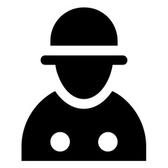 
Icon vector graphic of a gardener
