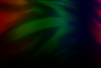 Dark Multicolor, Rainbow vector modern elegant background.